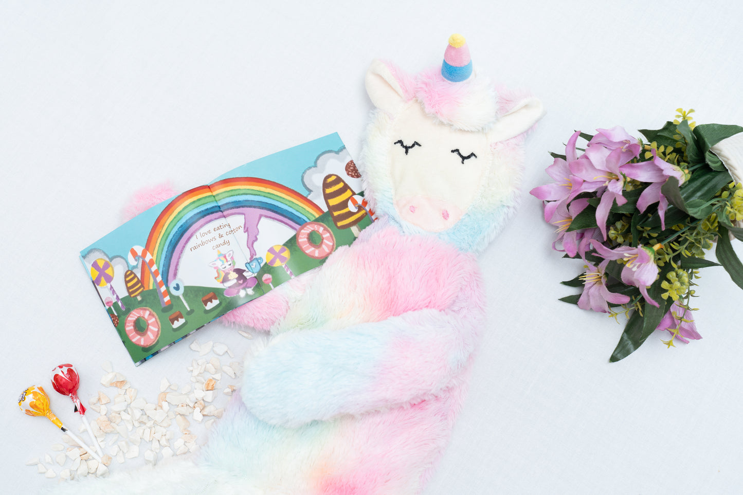 Stardust the Unicorn Soft Toy - Magical Plush Companion for Kids (BEDTIME SNUGGLER COLLECTION)