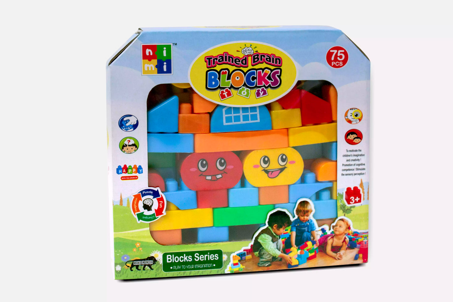 Trained Brain Blocks - 75 Pcs.