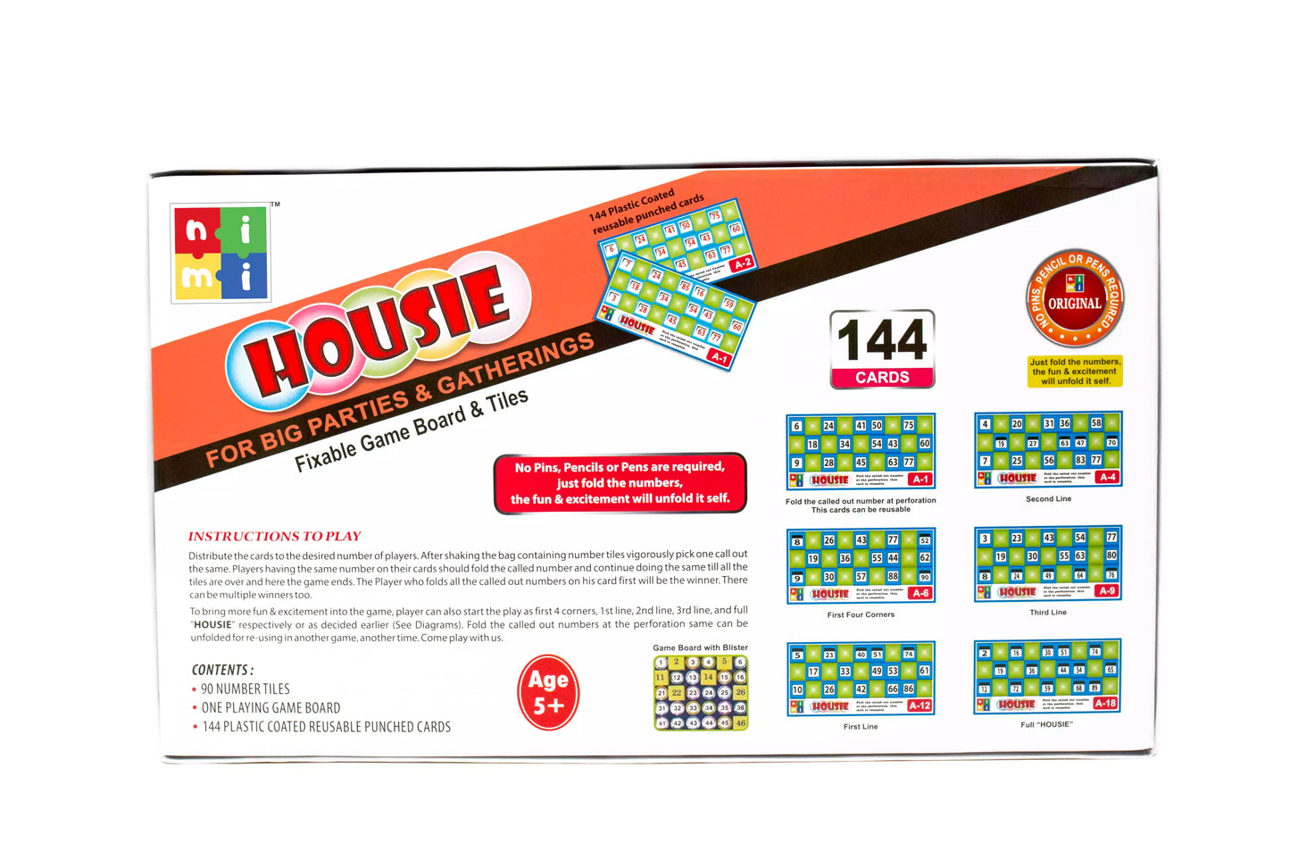 Housie 144 Card