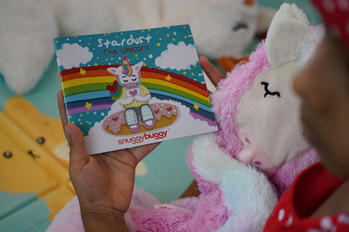 Stardust the Unicorn Soft Toy - Magical Plush Companion for Kids (BEDTIME SNUGGLER COLLECTION)